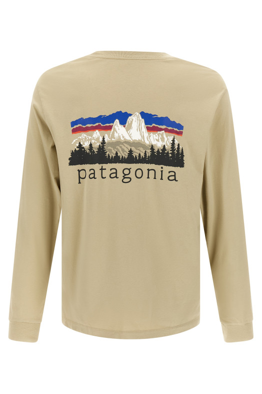 'Fitz Roy Foothills' T-shirt Beige