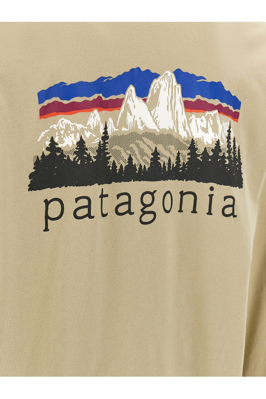 'Fitz Roy Foothills' T-shirt Beige