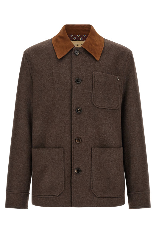 Valentino Garavani 'Valentino' caban Brown