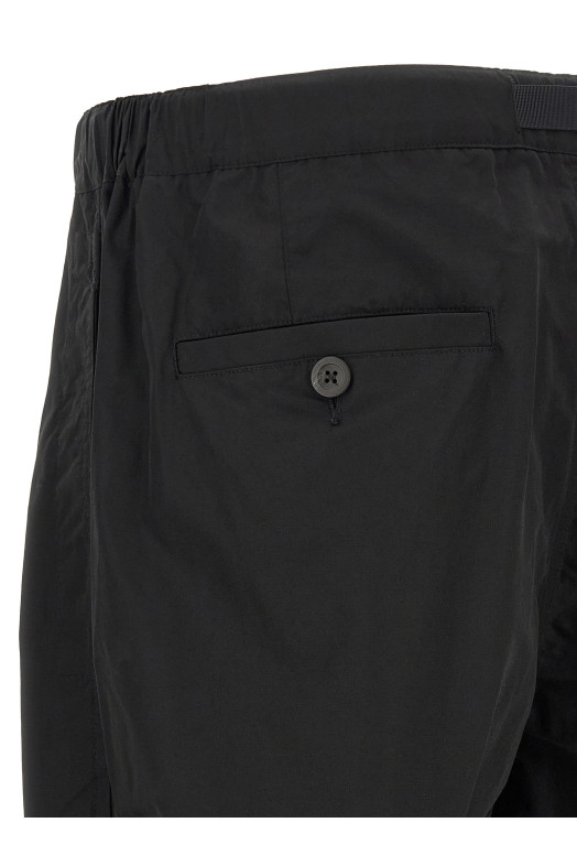 Black taffeta pants Black