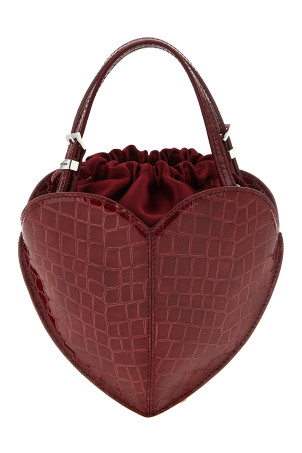 'The Heart' burgundy handbag Bordeaux