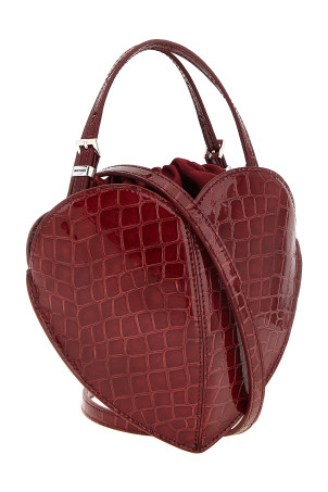 'The Heart' burgundy handbag Bordeaux