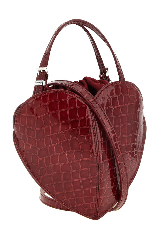 'The Heart' burgundy handbag Bordeaux