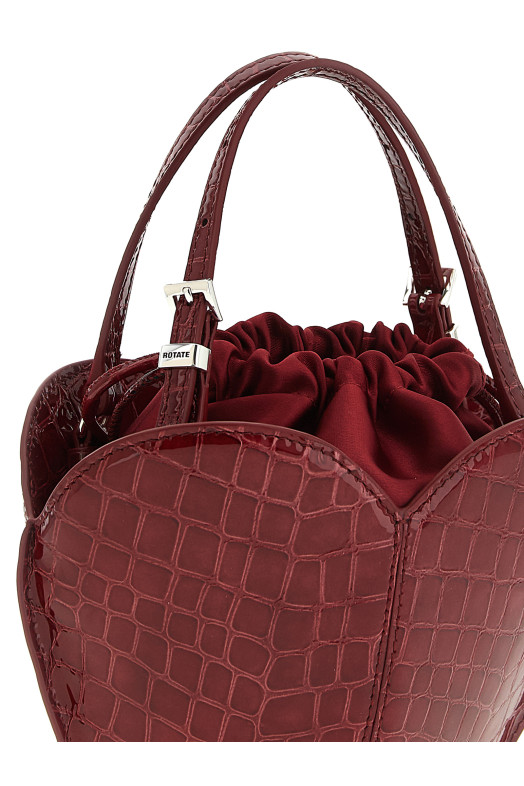 'The Heart' burgundy handbag Bordeaux