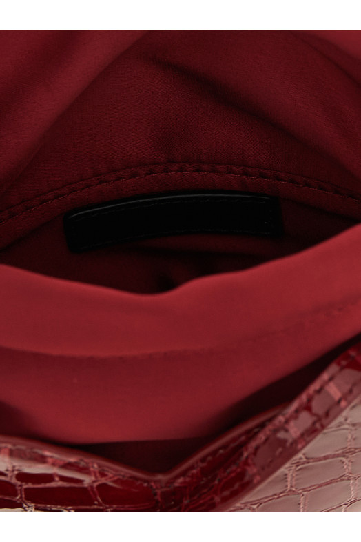 'The Heart' burgundy handbag Bordeaux
