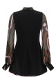 Black 'Marmo' cady dress Black