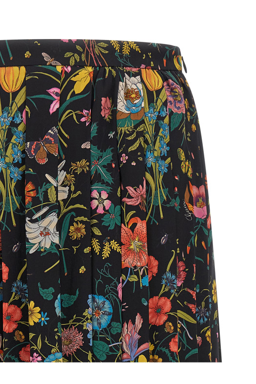 'Gucci Flora' skirt Multicolor