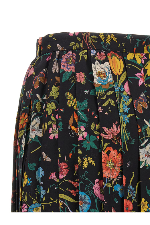'Gucci Flora' skirt Multicolor