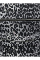 'Leopard Sequin XXL Tote' shopping bag Gray