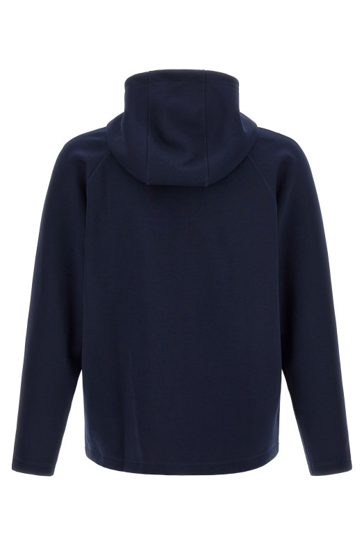 Blue interlock hoodie Blue