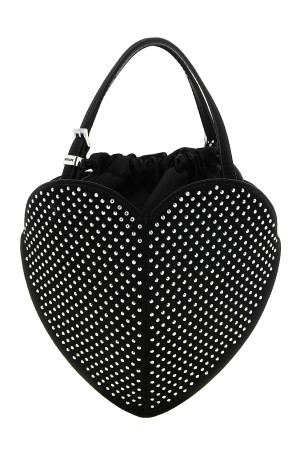 Crystal 'The Heart' handbag Black