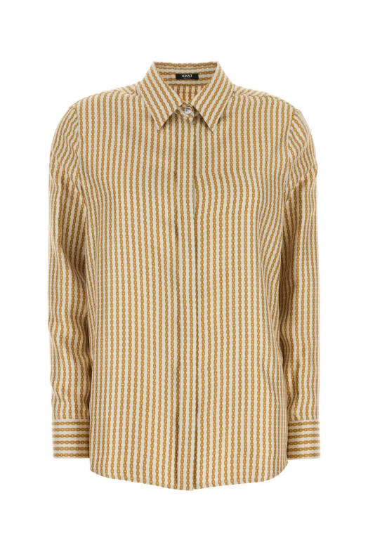 Printed silk shirt VERSACE (10013601A13367)