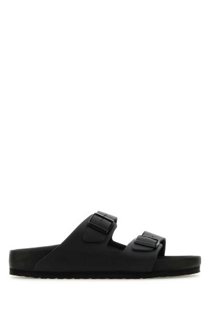 Black leather Arizona BS slippers Black BIRKENSTOCK (1026843)