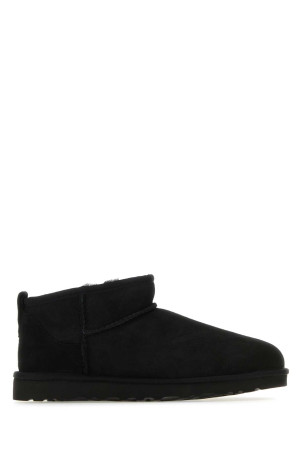 Black suede Classic Ultra Mini ankle boots Black UGG (1137391)