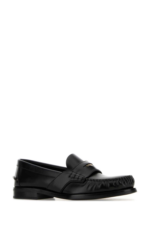 Black leather loafers Black PRADA (1D820NFA020055)