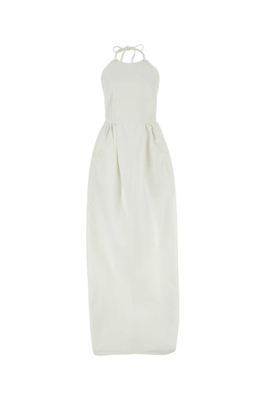 White denim Europa dress MAX MARA (2411221123600)