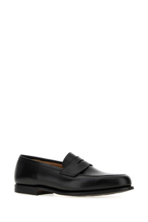 Black leather Boston loafers Black CROCKETT&JONES (28363AC01C1)