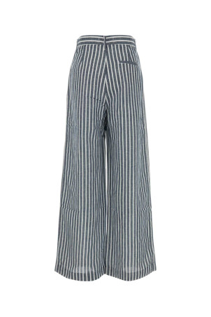 Embroidered chambray wide-leg pant LOIS (35227928)