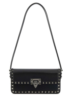 Black leather Rockstud shoulder bag Black VALENTINO GARAVANI (3W0B0M77QYV)