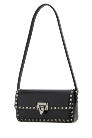 Black leather Rockstud shoulder bag Black VALENTINO GARAVANI (3W0B0M77QYV)