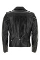 Black leather jacket Black SAINT LAURENT (484284YC2NI)