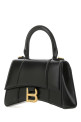Black leather XS Hourglass handbag Black BALENCIAGA (5928331QJ4M)