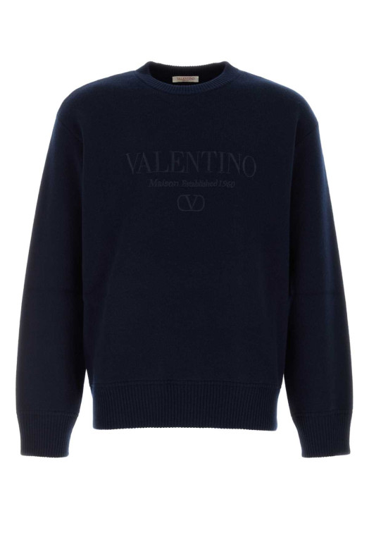 Dark blue wool sweater VALENTINO GARAVANI (5V3KC30AACF)