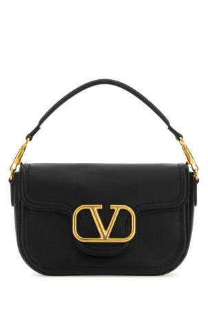 Black leather Alltime shoulder bag Black VALENTINO GARAVANI (5W2B0N20IMZ)