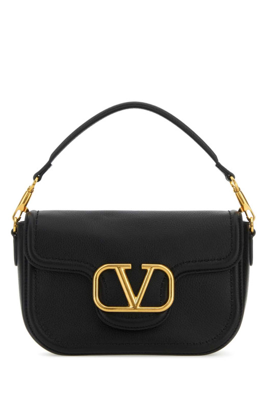 Black leather Alltime shoulder bag Black VALENTINO GARAVANI (5W2B0N20IMZ)