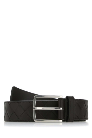 Dark brown leather belt BOTTEGA VENETA (609182VCPQ3)