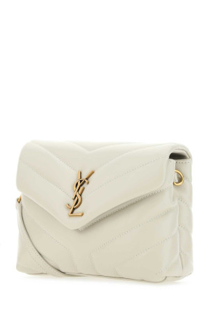 Chalk leather Loulou toy crossbody bag SAINT LAURENT (678401DV707)
