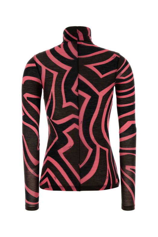 Printed wool blend t-shirt EMILIO PUCCI (6UJM196U798)