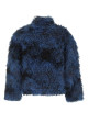Two-tone eco fur coat MCQ (703109RTB02)