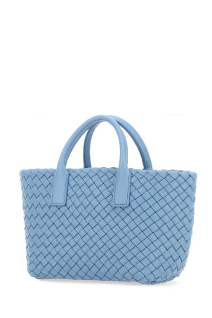 Cerulean blue leather mini Cabat handbag BOTTEGA VENETA (709464V1OW1)