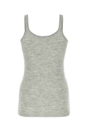 Melange grey wool tank top BOTTEGA VENETA (751861V32A0)