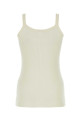 Ivory wool tank top BOTTEGA VENETA (751861V32A0)