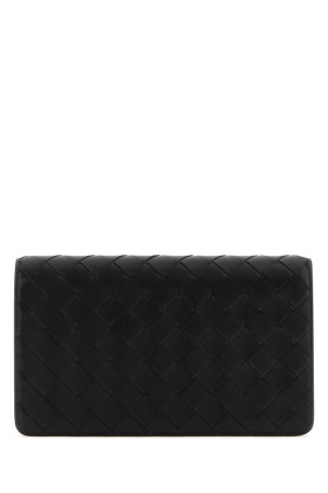 Black nappa leather pouch Black BOTTEGA VENETA (754411VCPP2)