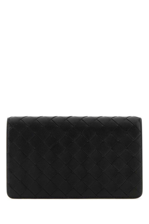 Black nappa leather pouch Black BOTTEGA VENETA (754411VCPP2)