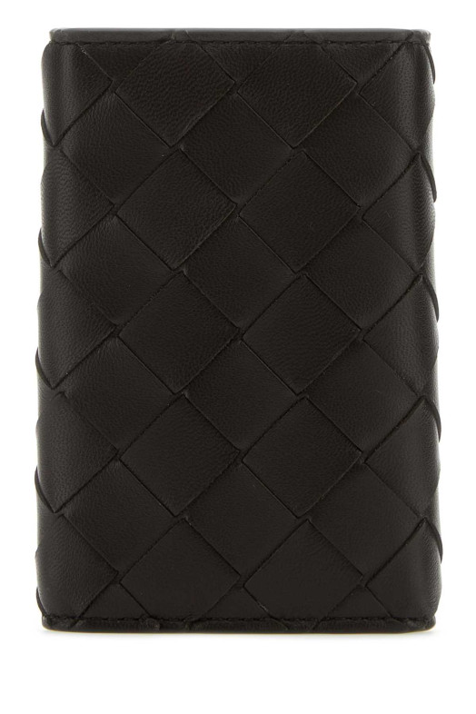 Dark brown nappa leather keyring case BOTTEGA VENETA (755896VCPP2)
