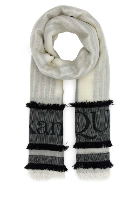 Ivory wool blend foulard ALEXANDER MCQUEEN (7761103773Q)