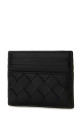 Black nappa leather Intrecciato card holder Black BOTTEGA VENETA (796324VCPP3)