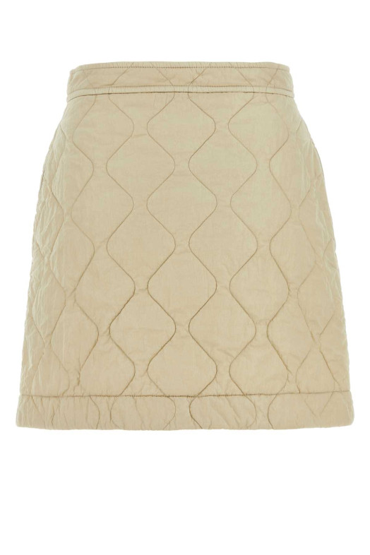 Sand nylon mini skirt BURBERRY (8081126)
