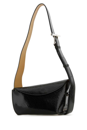 Чорна шкіряна сумка через плече Sling від ALEXANDER MCQUEEN (8085211AATT)