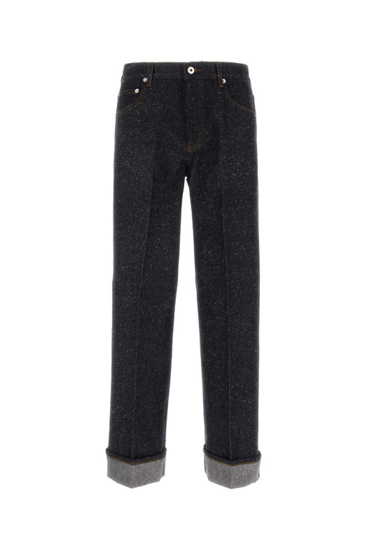 Melange blue denim jeans BURBERRY (8104333R)