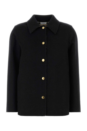 Black wool coat BURBERRY (8136052)