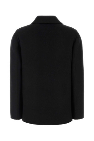 Black wool coat BURBERRY (8136052)