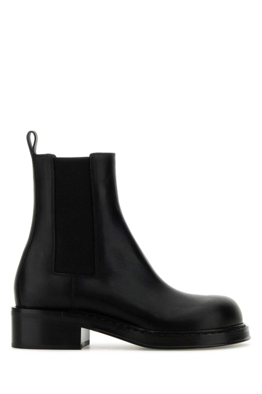 Black leather Cliff ankle boots Black BOTTEGA VENETA (816523VBS50)