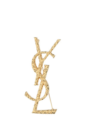 БРОШКА YSL TEXTURE T SAINT LAURENT (840195Y1500)