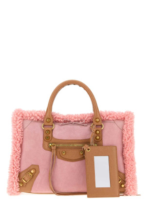 Рожева сумочка Le City з овчини від BALENCIAGA (8657622ACSC)
