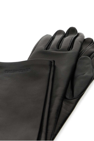 Black leather gloves Black BALENCIAGA (8715814G3B7)
